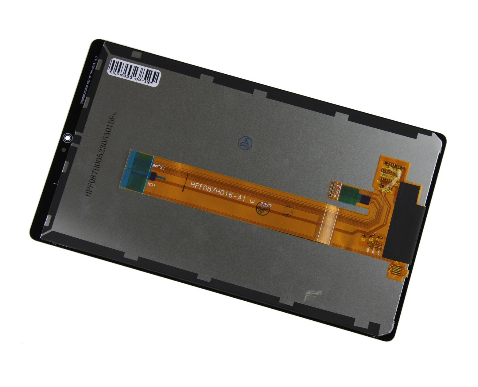 Oryginalny Wyświetlacz LCD + Ekran dotykowy Samsung SM-T220 Galaxy Tab A7 Lite Wifi - czarny (Wymieniona szyba)