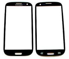 LCD Sklíčko Samsung Galaxy S3 i9300 černé - sklíčko displeje