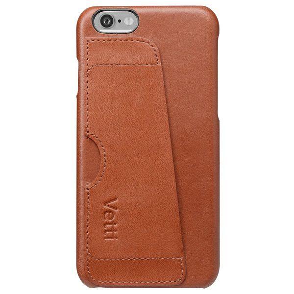 Genuine Leather Back Cover VETTI Huawei P9 Plus Brown