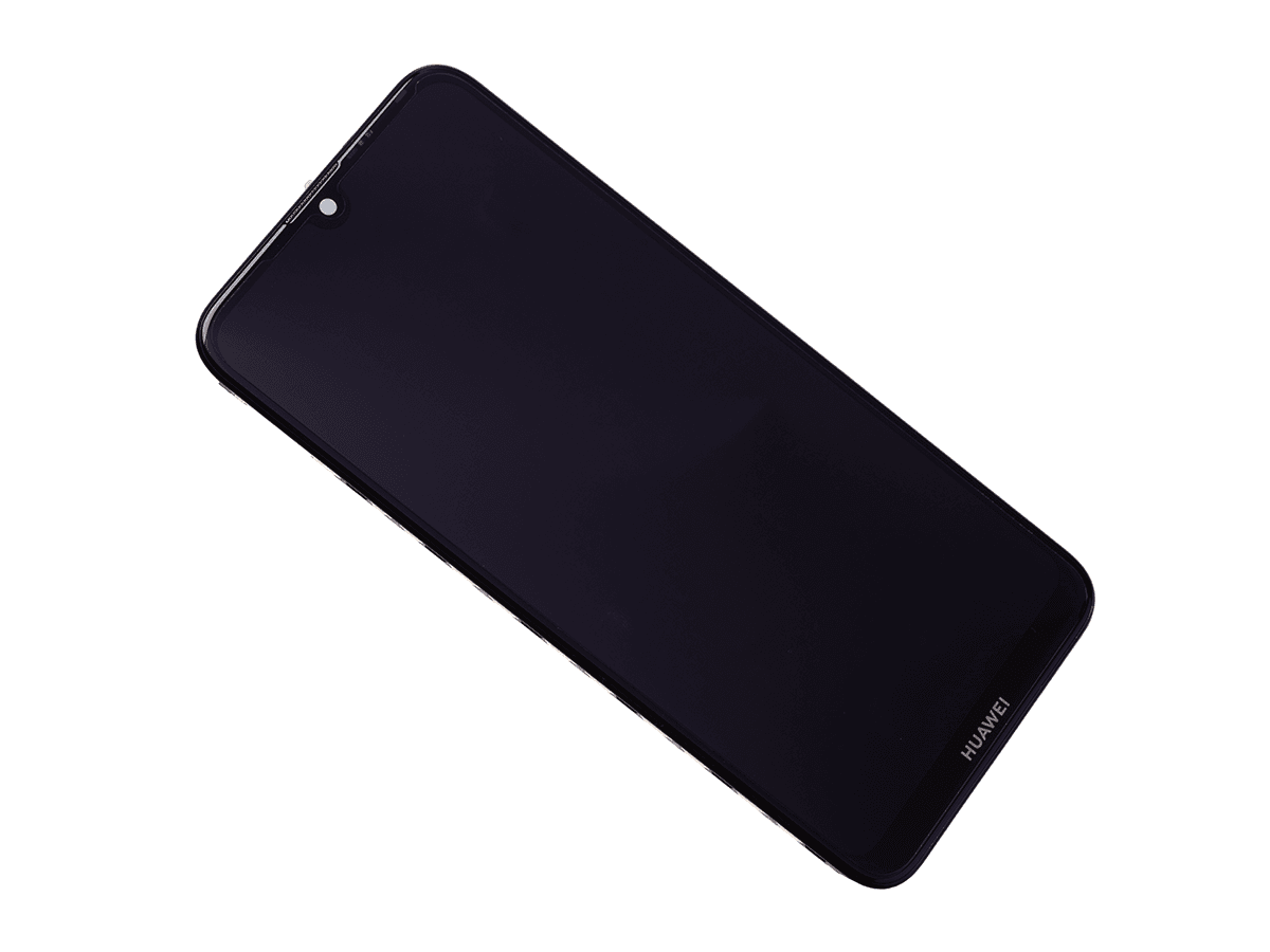Originál přední panel LCD + Dotyková vrstva s baterii Huawei Y7 2019 černá