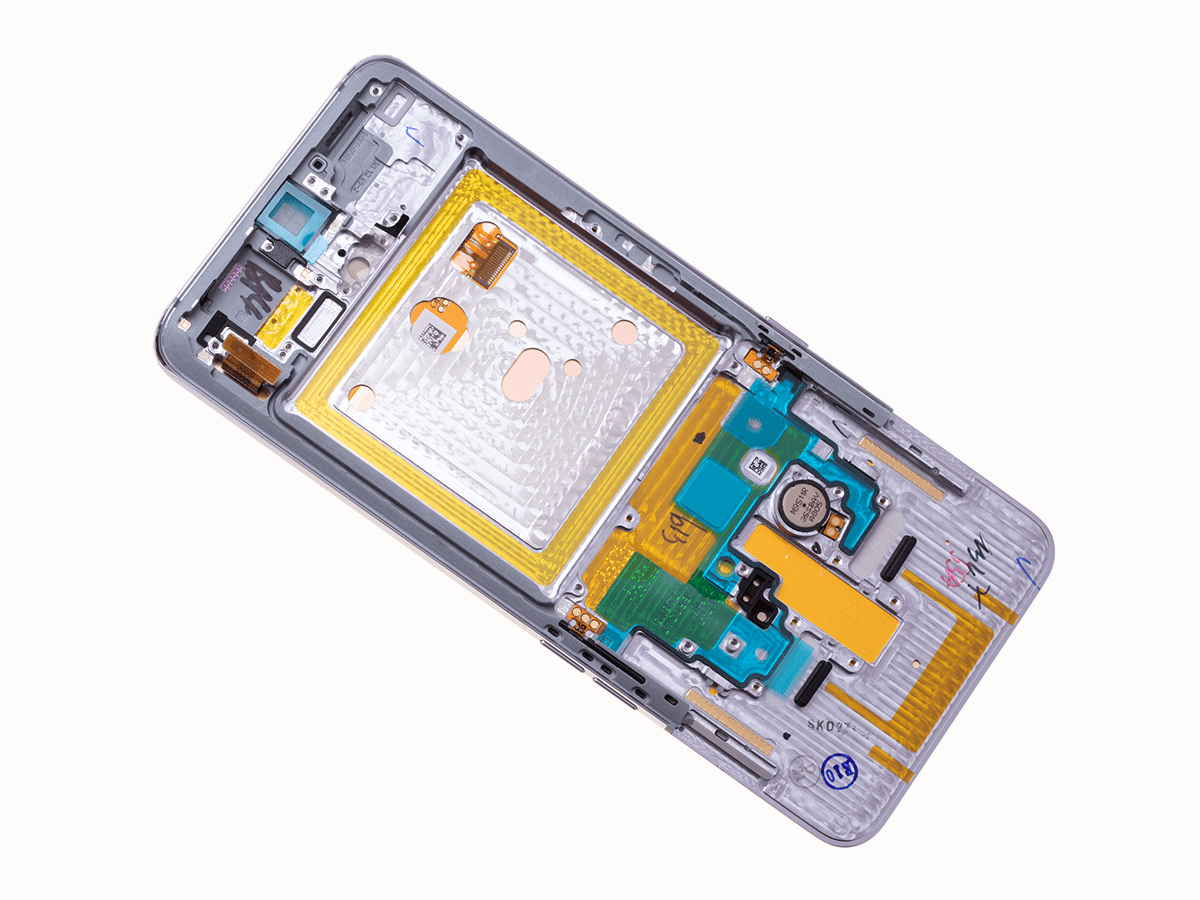 Originál LCD + Dotyková vrstva Samsung Galaxy A80 SM-A805 stříbrná