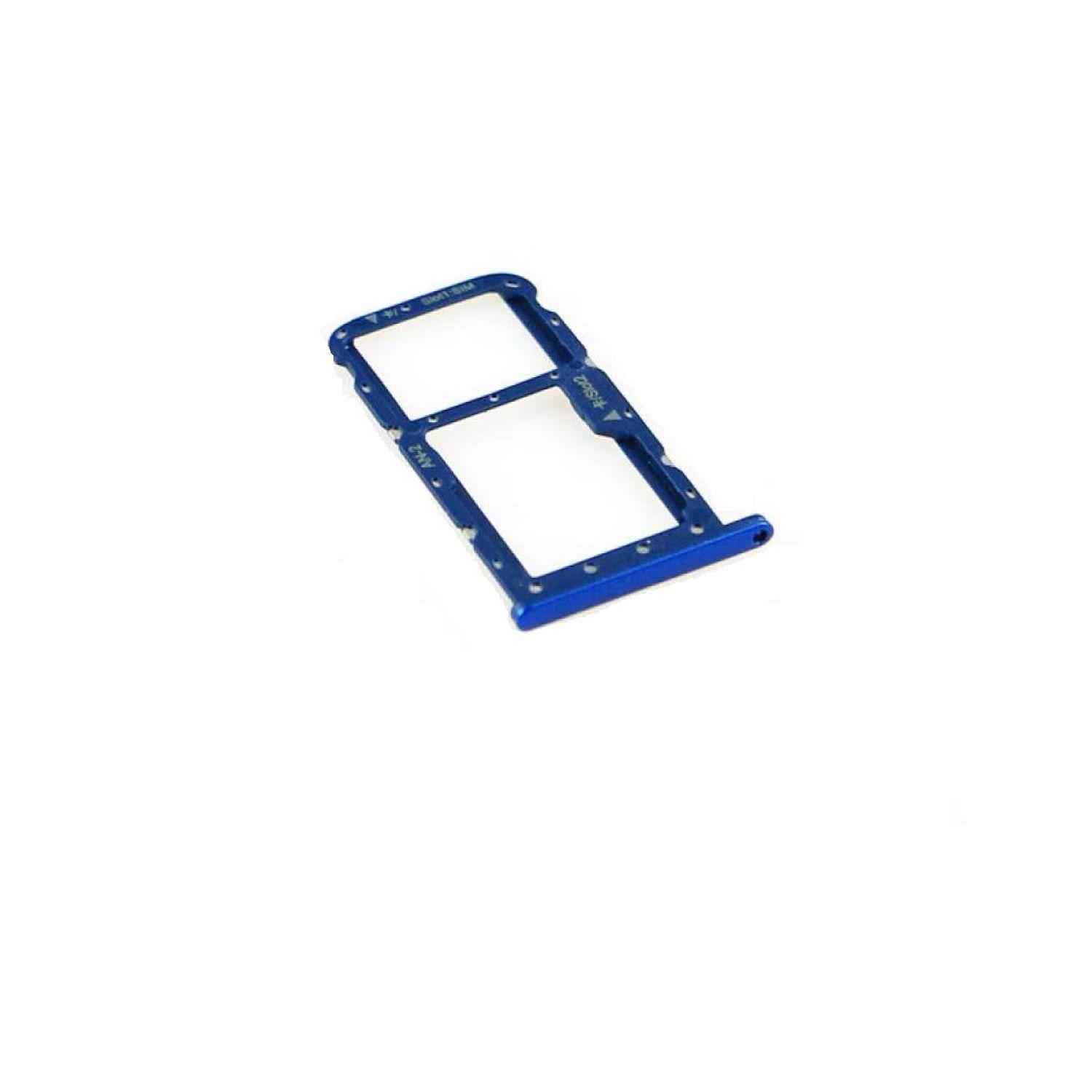 Držák / Slot SIM a SD karty Huawei P20 lite modrý