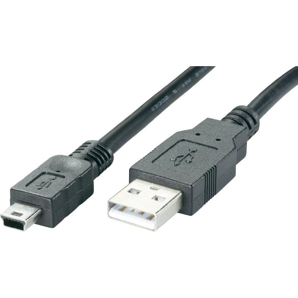 Kabel mini USB 1m czarny
