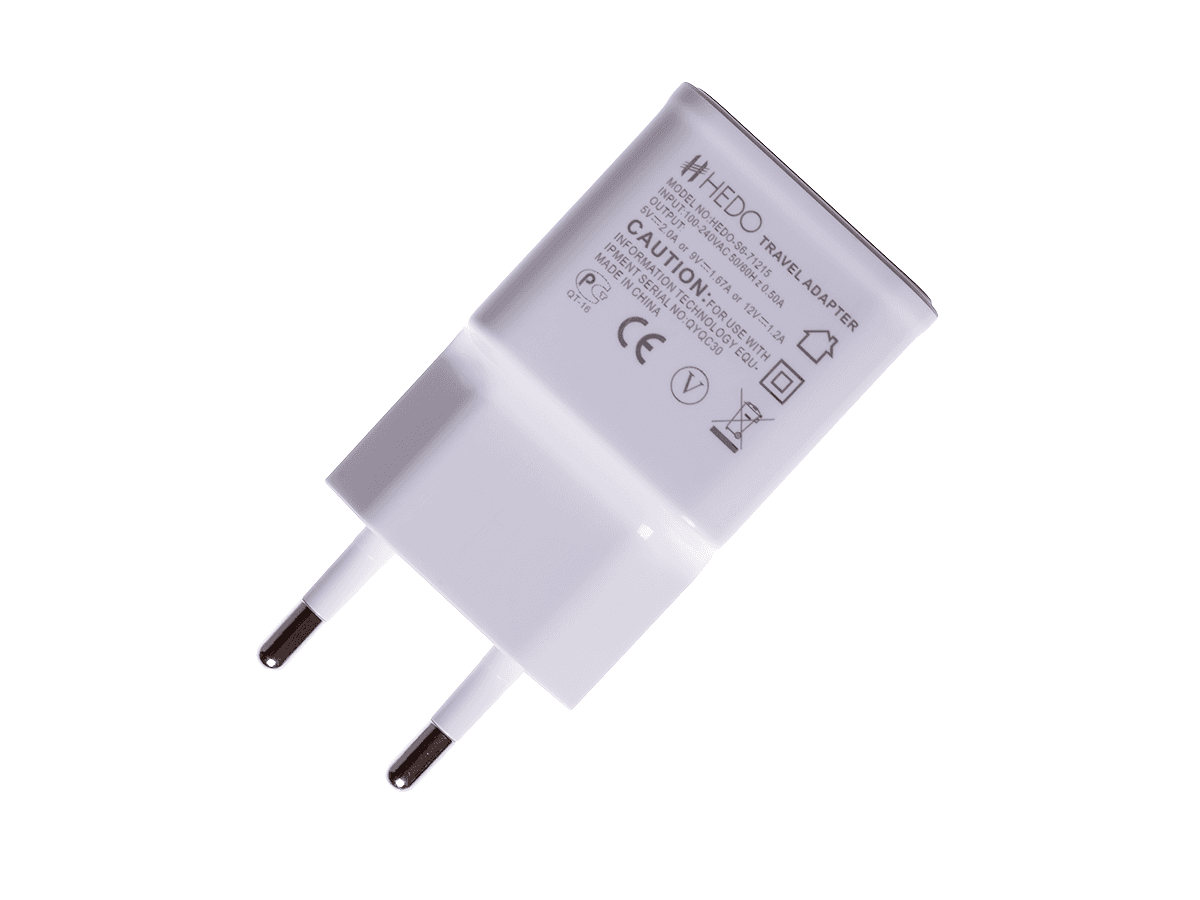 USB Síťová nabíječka - adaptér Hedo Qualcomm - rychlé nabíjení 3.0 2A - bílá originál