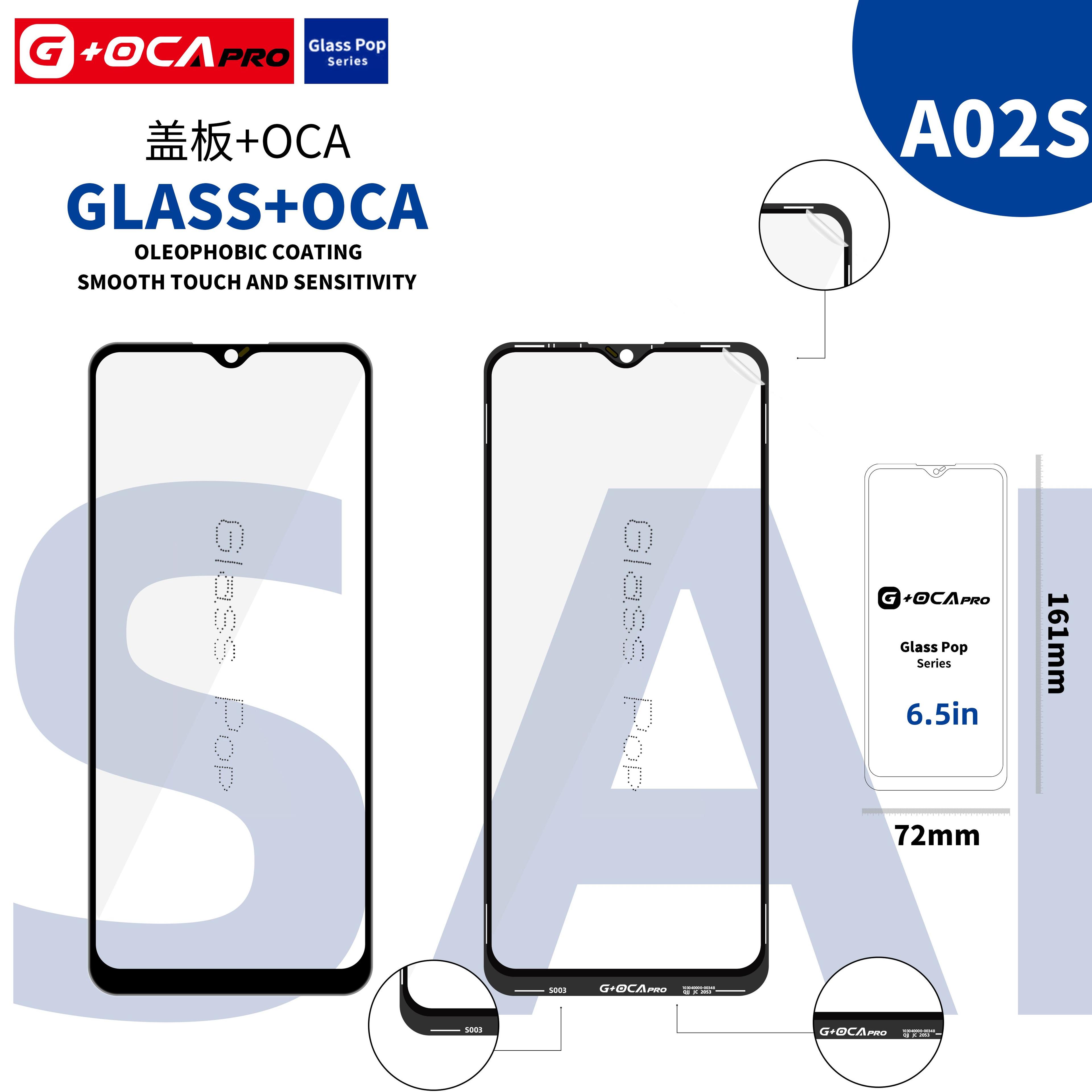Szybka G + OCA Pro (z powłoką oleofobową) Samsung SM-A025F Galaxy A02s