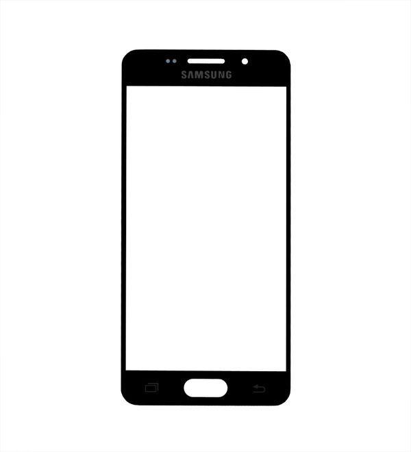 LCD Sklíčko Samsung Galaxy A3 2016 A310 černé - sklíčko displeje