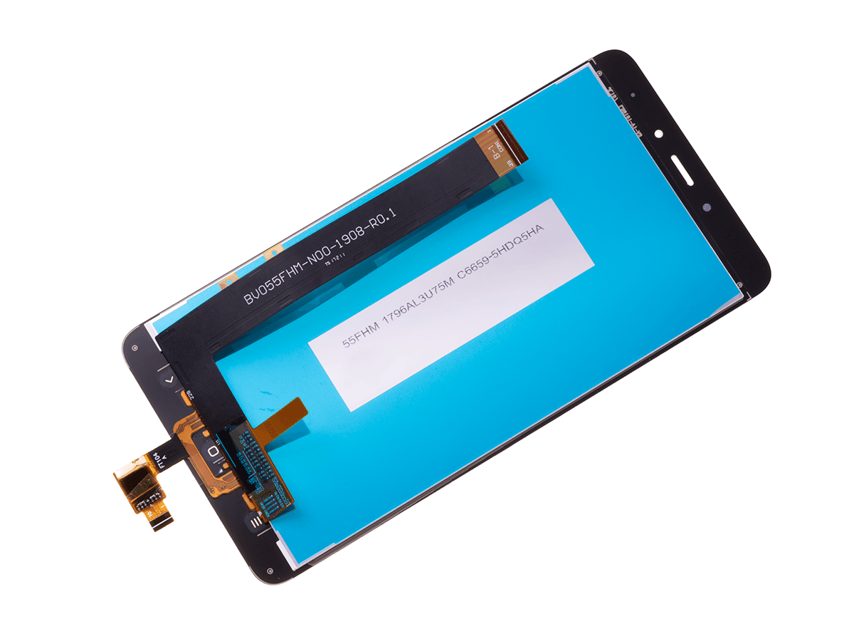 Wyświetlacz LCD + ekran dotykowy Xiaomi Redmi Note 4 / 4x czarny ( tylko MediaTek) (długość 14,7 cm)