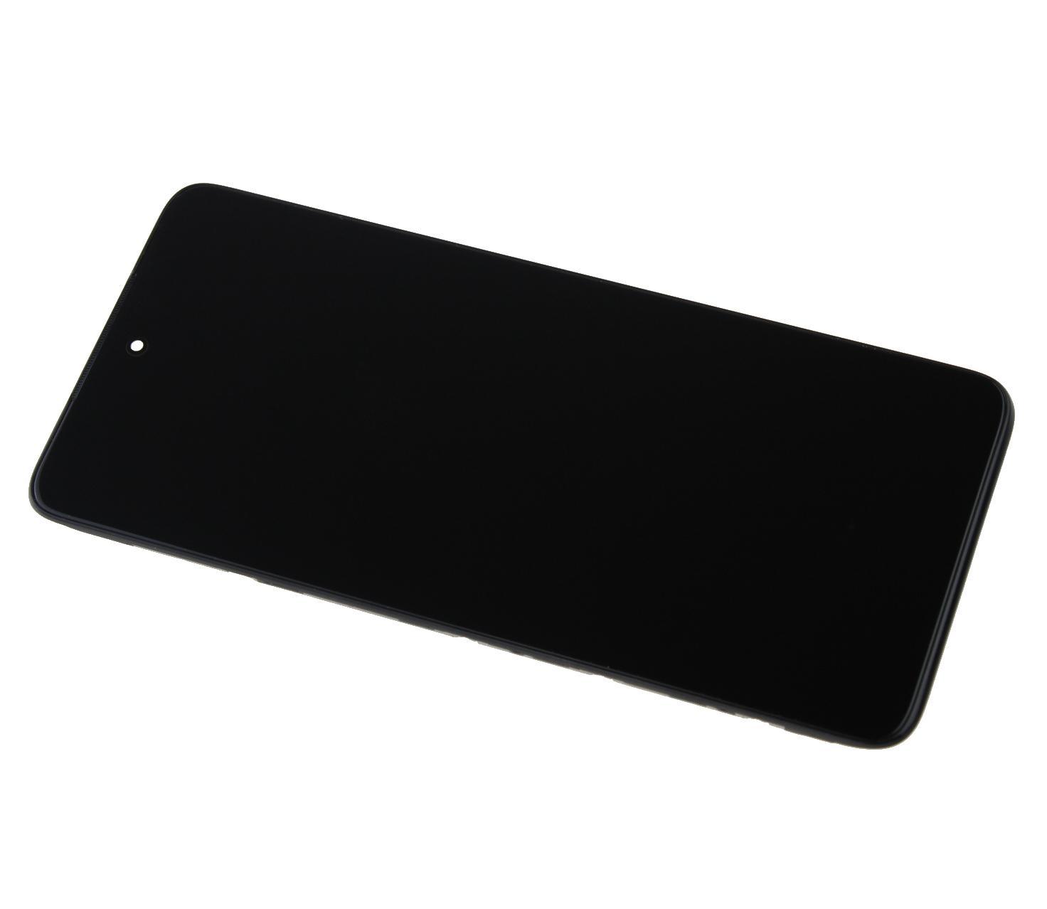 Oryginalny Wyświetlacz LCD + Ekran dotykowy Motorola G82 5G XT2225 - czarny (Wymieniona szyba)