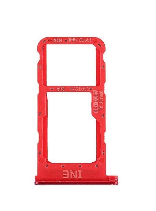 SIM Tray + SD Huawei Nova 3i red
