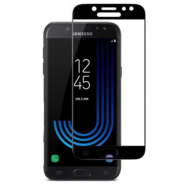 Ochranné sklo 5D Samsung Galaxy A7 2017 A720 černé - celoplošné sklo