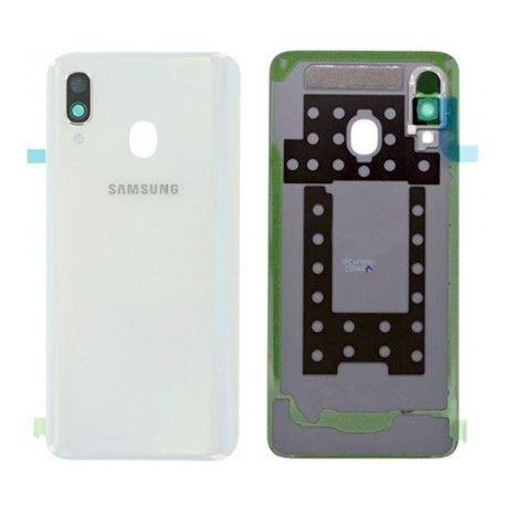Oryginalna Klapka baterii Samsung SM-A405 Galaxy A40 - biała (Demontaż) Grade A