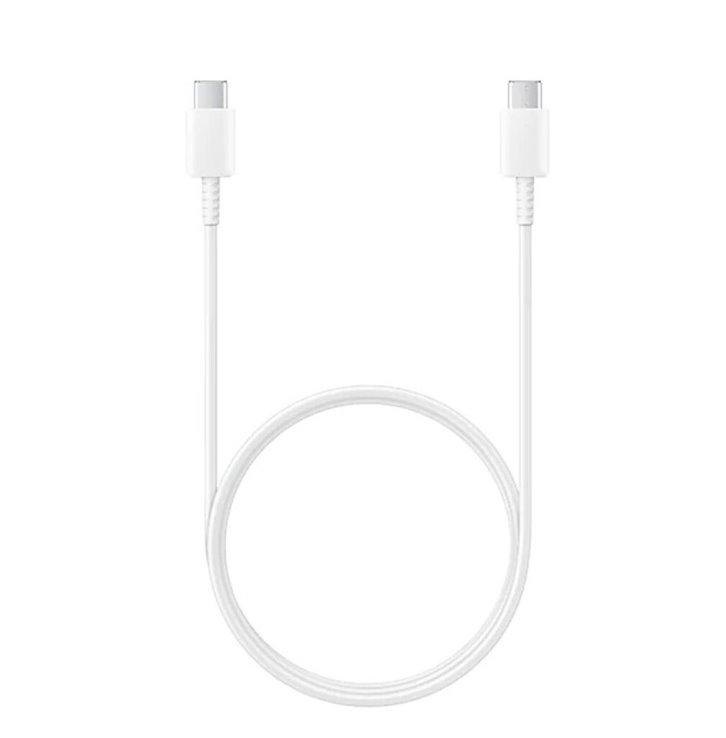 Oryginalny Kabel USB-C/USB-C Samsung EP-DA705BWE 3A 1m biały (bulk)