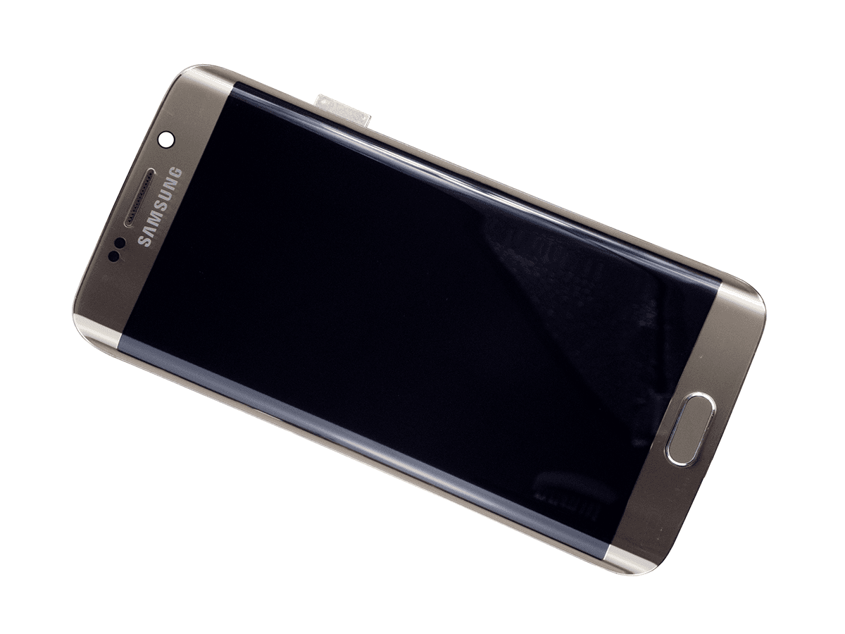 Originál LCD + Dotyková vrstva Samsung Galaxy S6 Edge G925 zlatá poservisní