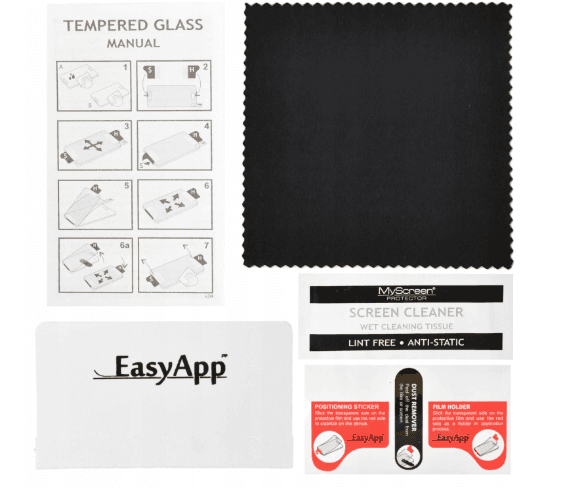 Ochranné sklo iPhone 7 černé - celoplošné lepidlo MyScreen Lite Glass Edge