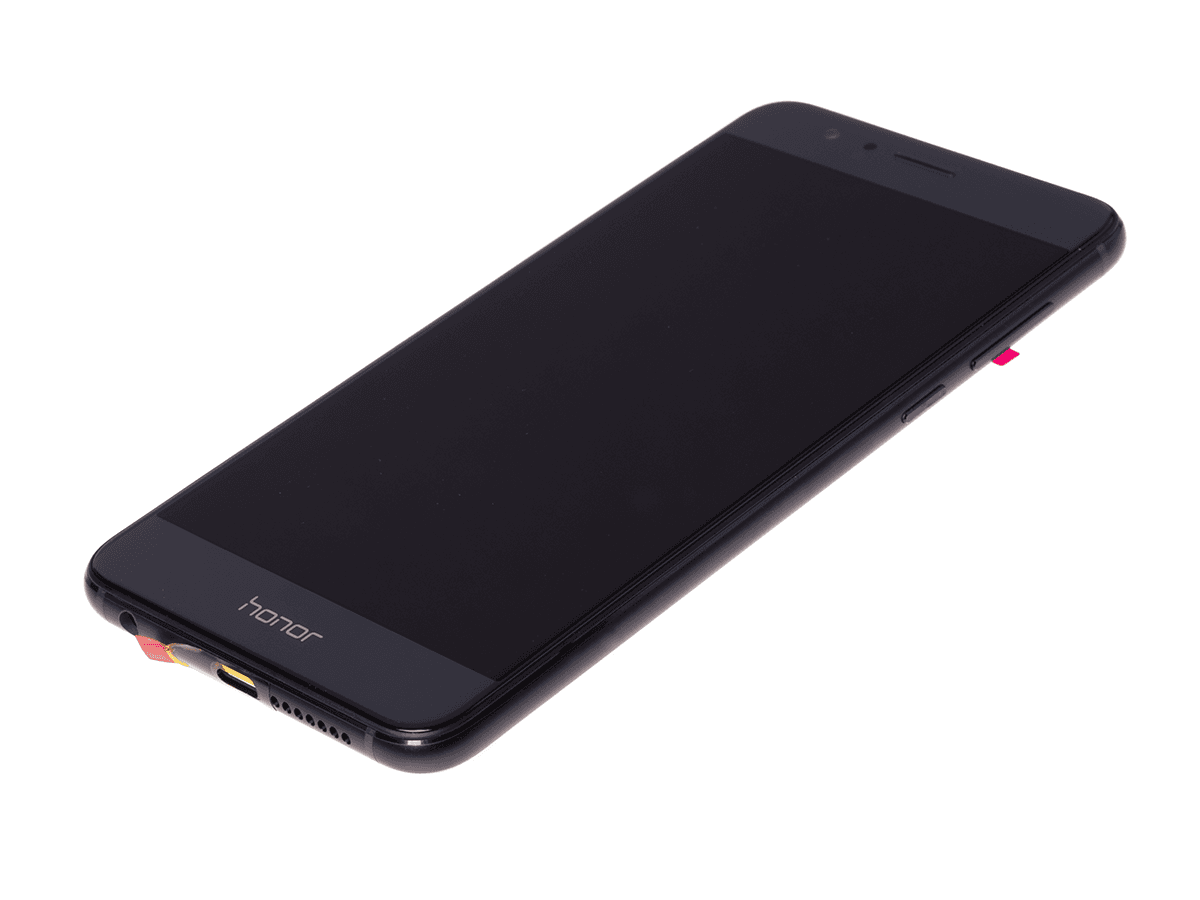 Oryginalny Wyświetlacz LCD + ekran dotykowy Huawei Honor 8 z ramką i baterią czarny