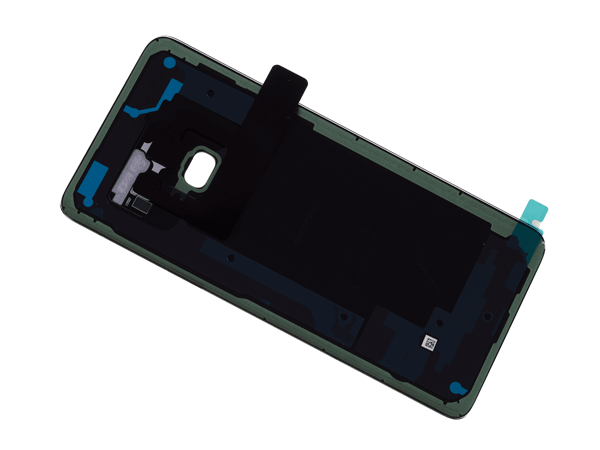 Klapka baterii Samsung SM-A530F Galaxy A8 2018 czarna + szkiełko aparatu