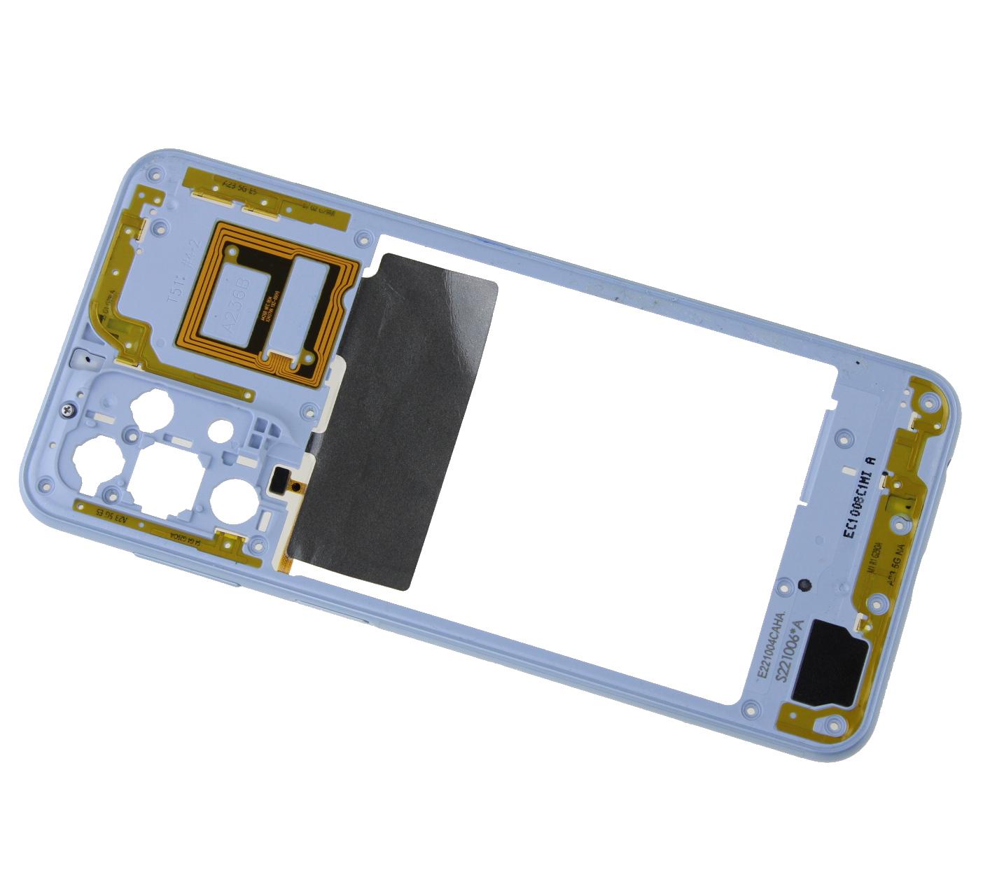 Original Middle Frame Samsung SM-A236 Galaxy A23 5G Blue (Disassembly)