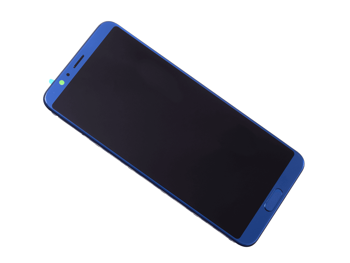 Front cover with touch screen and LCD display Huawei Honor View 10 - blue (original)