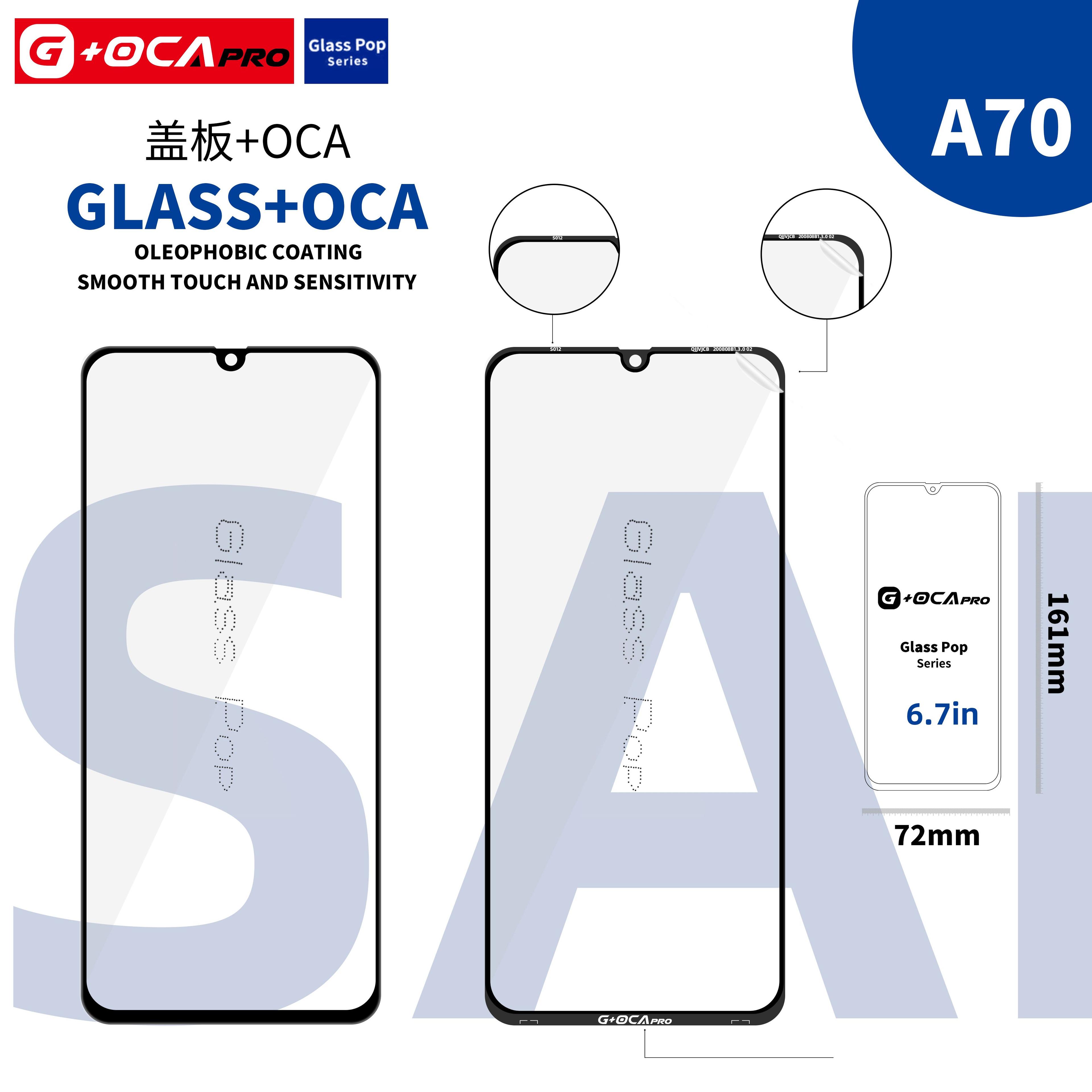 Glass G + OCA Pro (with oleophobic cover) Samsung SM-A705 Galaxy A70