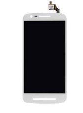 Ekran dotykowy z wyświetlaczem LCD Motorola XT1706 Moto E3 Power - biały (oryginalny)