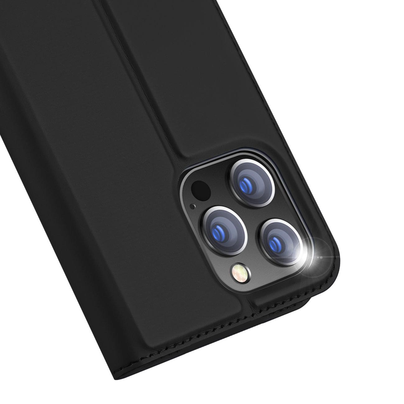 Dux Ducis Skin Pro Card Wallet Case for iPhone 15 Plus - Black
