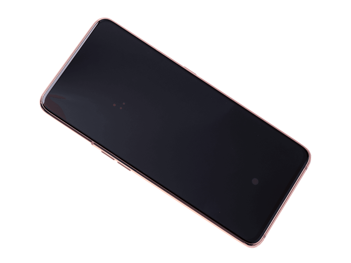 Oryginalny Wyświetlacz LCD + Ekran dotykowy Samsung SM-A805 Galaxy A80 + ramka złota