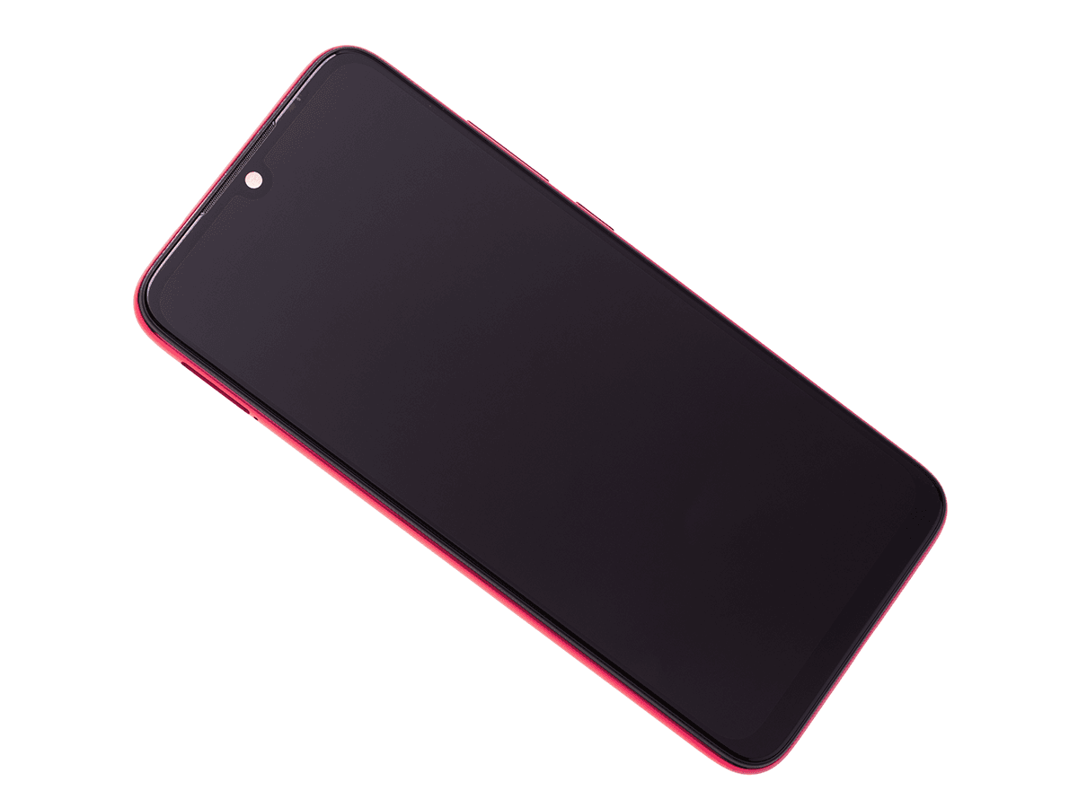 ORYGINALNY Wyświetlacz LCD + ekran dotykowy Xiaomi Redmi Note 7 / Note 7 Pro - czerwony