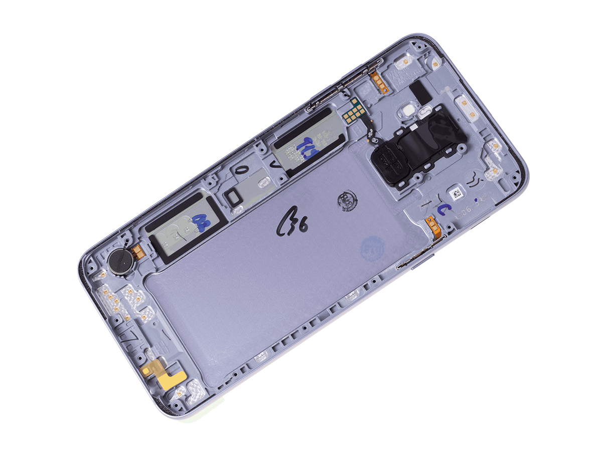 Oryginalna Klapka baterii Samsung SM-A605 Galaxy A6 Plus (2018) - jasno niebieska/ lavender