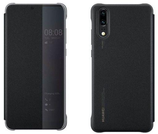 Original case Smart View Flip Cover Huawei P20 Lite black