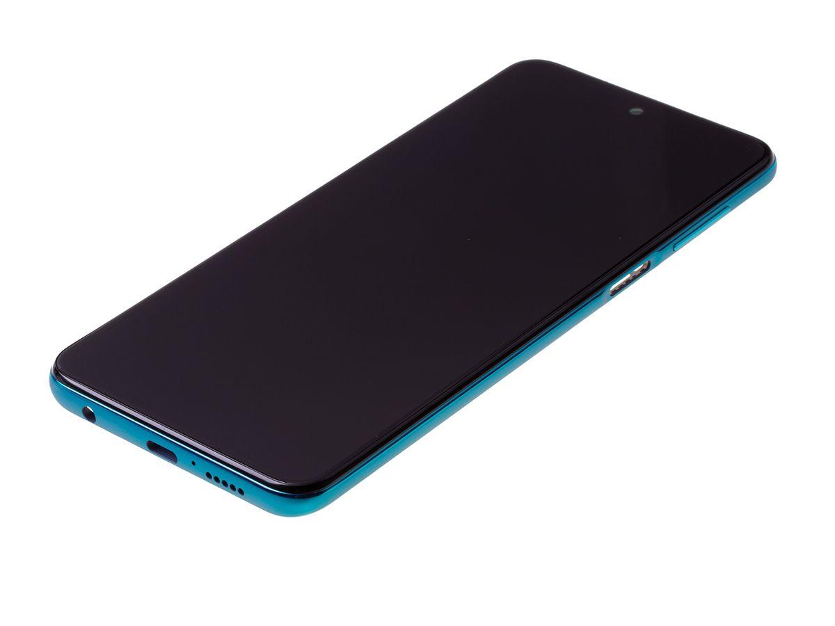 Oryginalny Wyświetlacz LCD + Ekran dotykowy Xiaomi Redmi Note 9S - niebieski