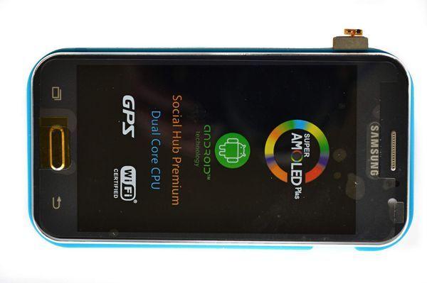 LCD + Dotyková vrstva Samsung Galaxy J1 J100  - ice J1 tm.modrá HQ