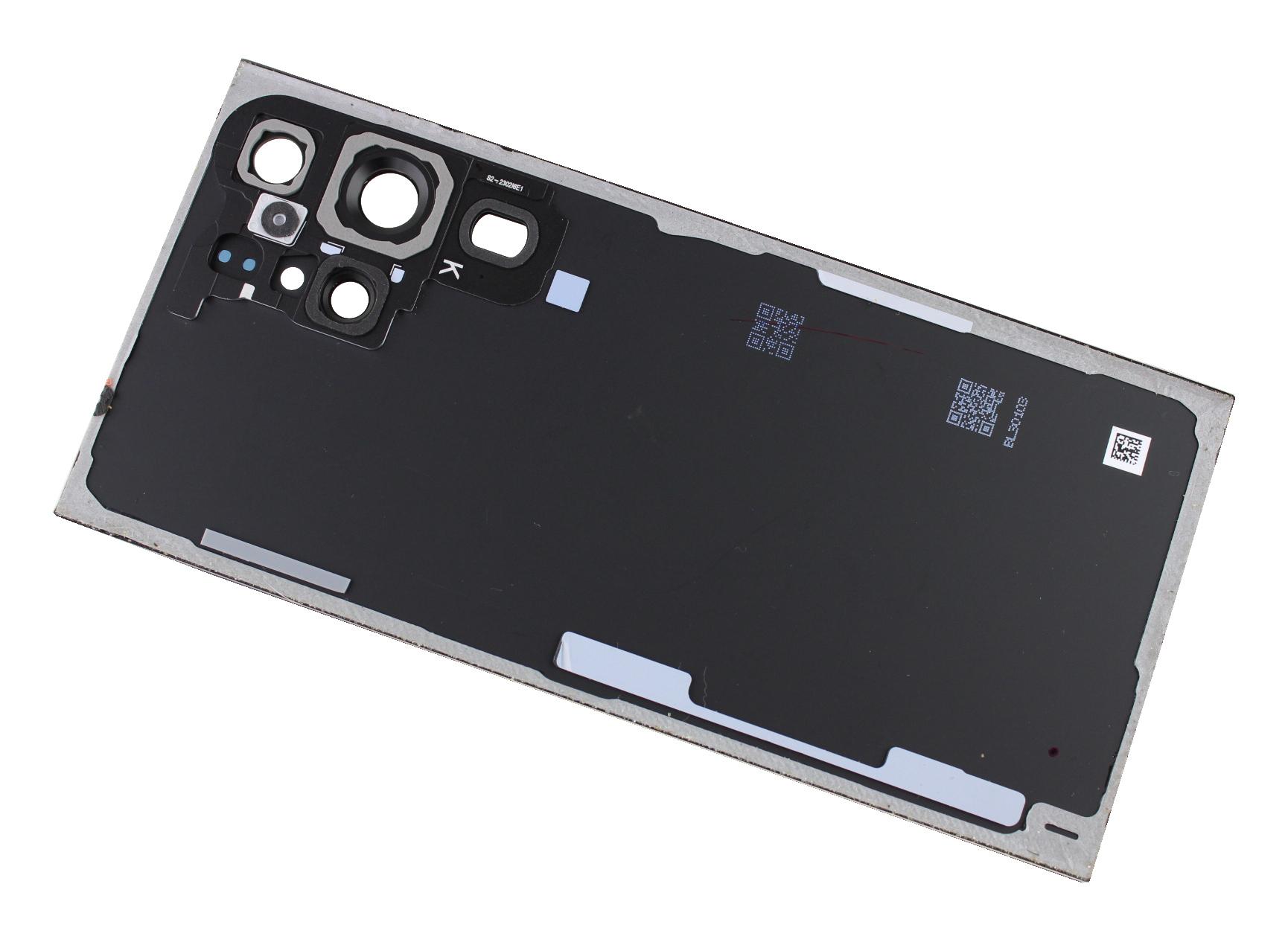 Original battery cover Samsung SM-G918 Galaxy S23 Ultra - black (disassembly)