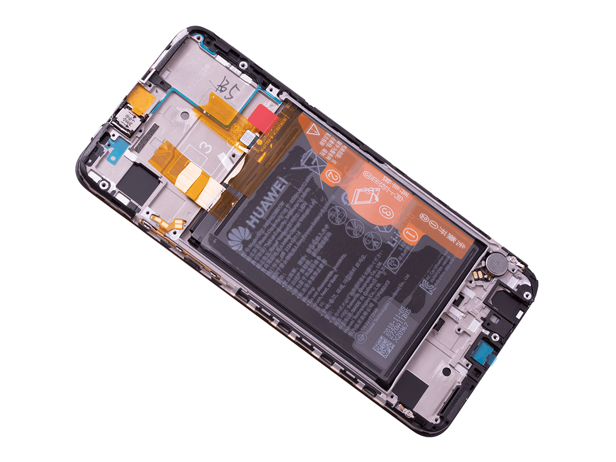 Originál LCD + Dotyková vrstva s baterii Huawei P Smart 2019 černá