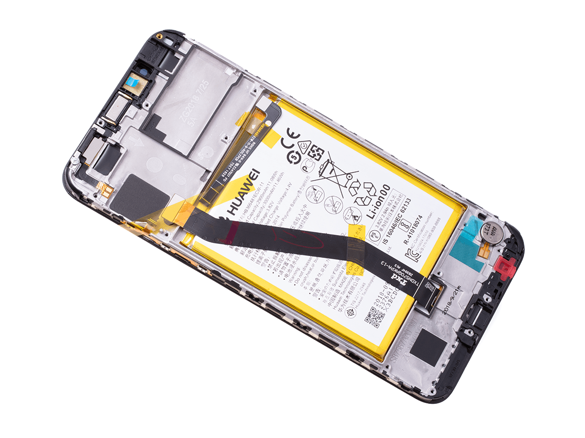 Originál LCD + Dotyková vrstva s baterii Huawei Y6 2018 černá