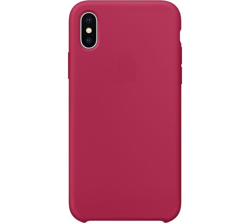 Silikonový obal iPhone 7/8 plus červená fuchsie