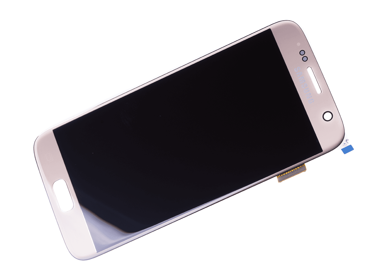 Oryginalny Wyświetlacz LCD + Ekran dotykowy Samsung G930 Galaxy S7 złoty