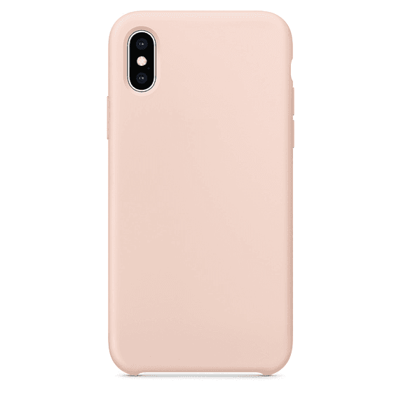 Silikonový obal iPhone X/XS růžový