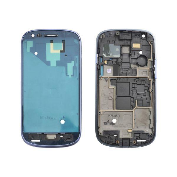 Middle housing Samsung i8190 S3 mini blue