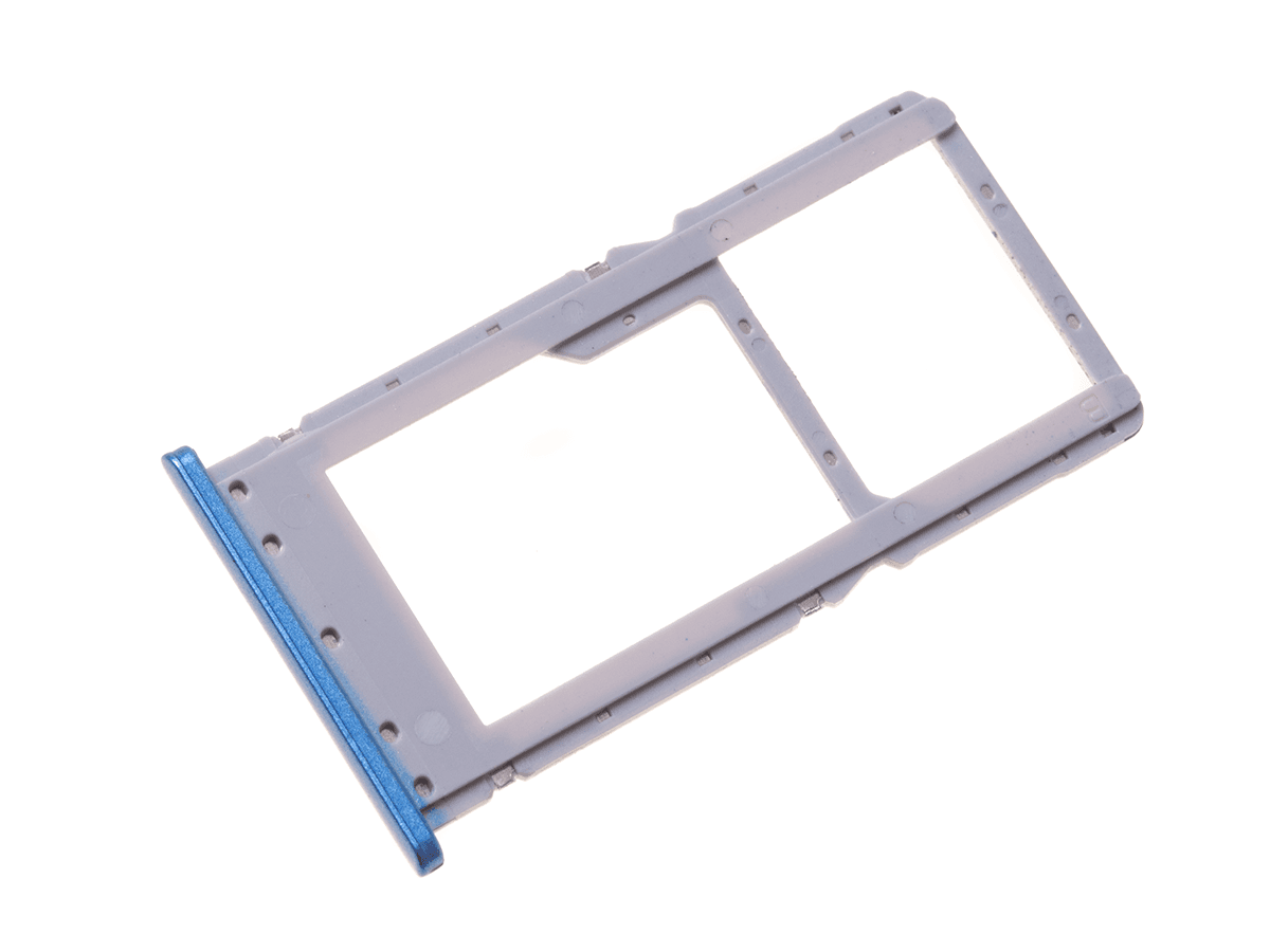 Oryginal SIM tray card Xiaomi Redmi Note 6 Pro - blue