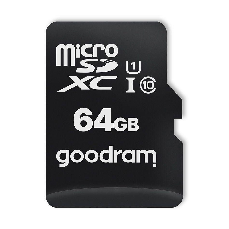 Paměťová karta micro SD 64GB + adaptér Goodram