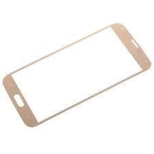 LCD Sklíčko Samsung Galaxy S5 SM-G900 zlaté - sklíčko displeje