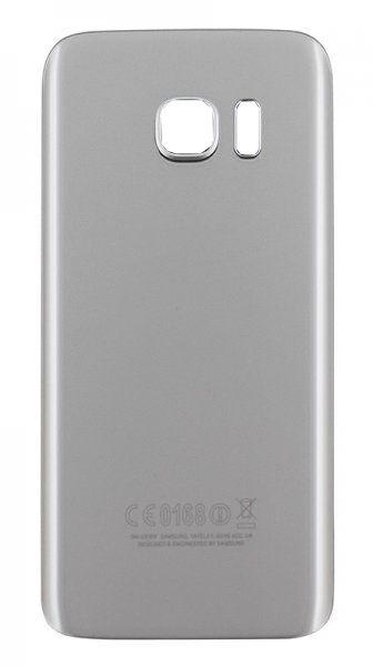 Klapka baterii + szkiełko kamery Samsung G930 Galaxy S7 srebrna