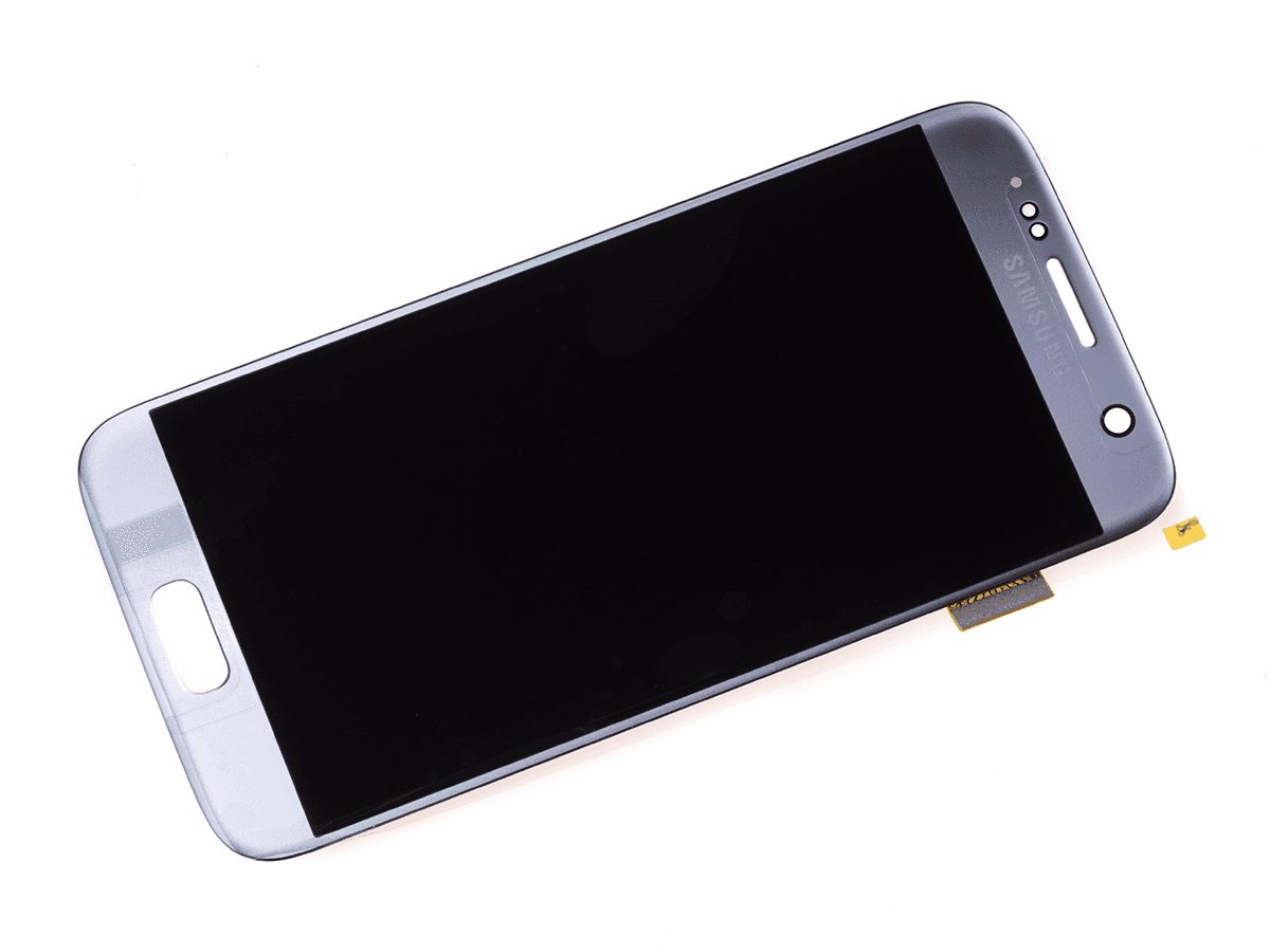 Oryginalny Wyświetlacz LCD + Ekran dotykowy Samsung SM-G930F Galaxy S7 - srebrny