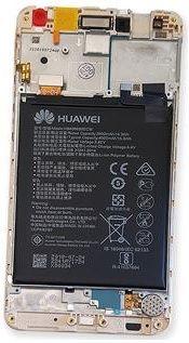 Original LCD + touch screen and battery Huawei Y7 (TRT-L21) - gold