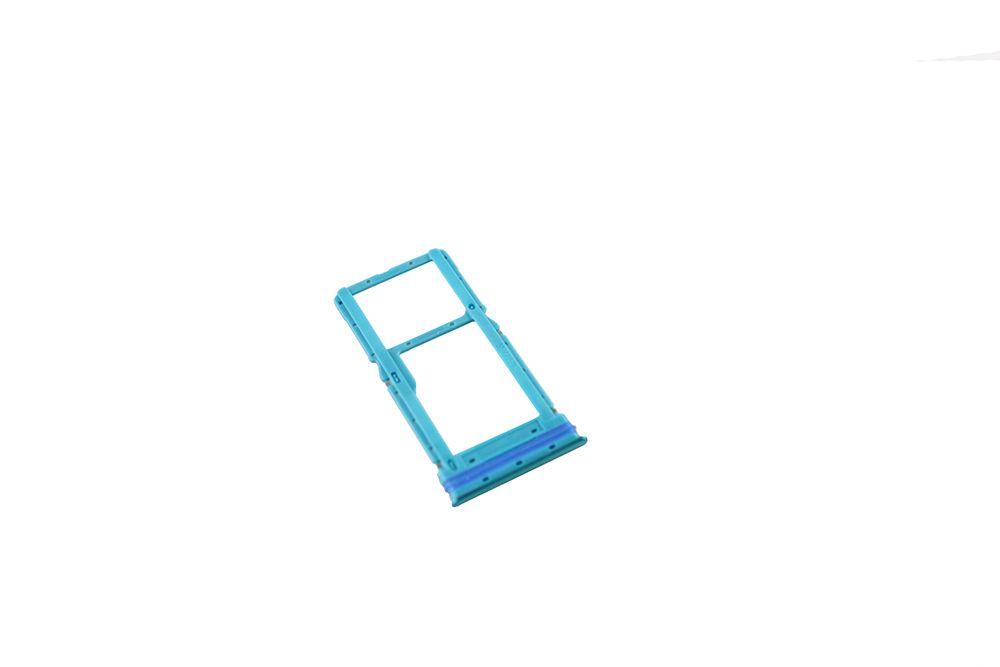 Oryginalna szufladka karty SIM Motorola EDGE 20 Lite XT2139 - niebieska