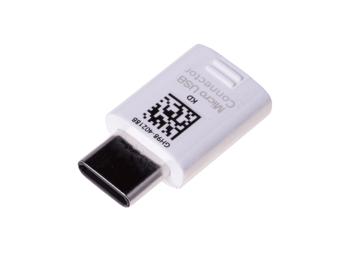 Originál adaptér Typ-C Micro USB Samsung EE-GN930BWEGWW bílý