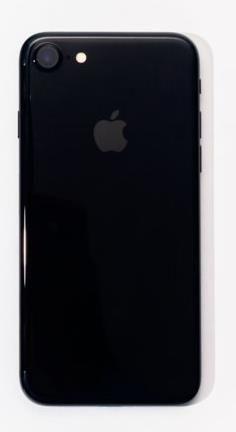 Originál Korpus středový díl iPhone 7 jett černý Grade A demontovaný díl