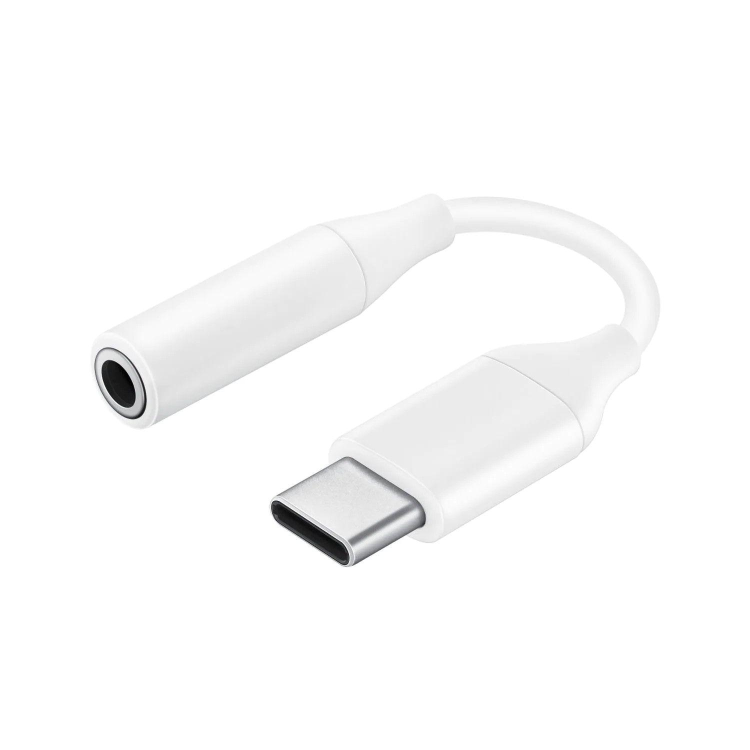 Adapter przejściówka Samsung - USB-C Do jack 3,5mm biały (bulk)
