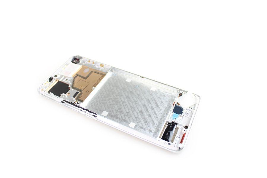 Original Front cover with touch screen and LCD display Xiaomi Mi 11 - silver/ white