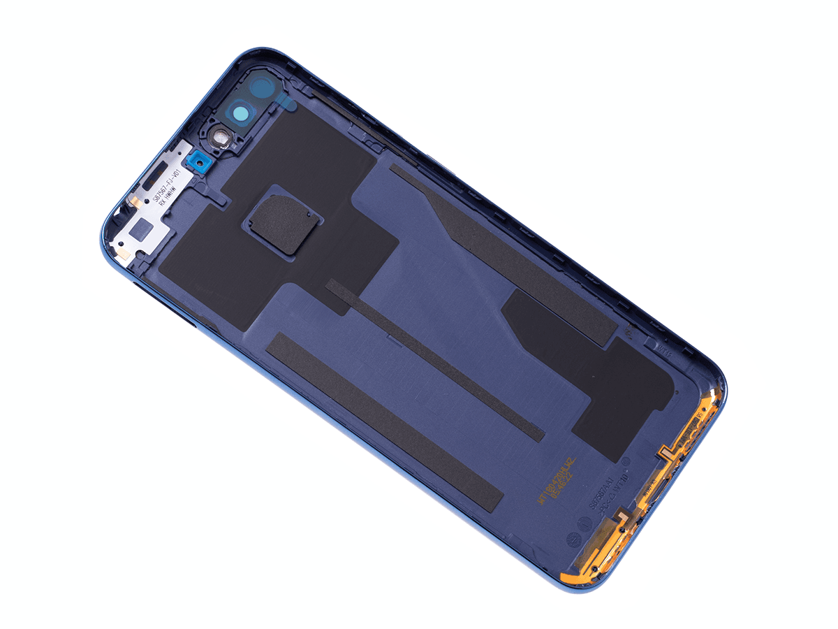 Originál kryt baterie Huawei Y6 prime 2018 modrý + sklíčko kamery + lepení